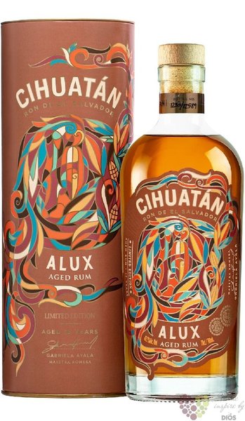 Cihuatn  Alux  aged 15 years el Salvador rum 43.2% vol.  0.70 l