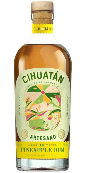 Cihuatn  Artesano Pineapple  flavored Salvador rum 40% vol.  0.70 l