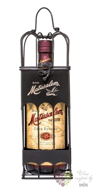 Matusalem Bird Cage  Gran reserva  aged 15 years Cuban rum 40% vol.  0.70 l