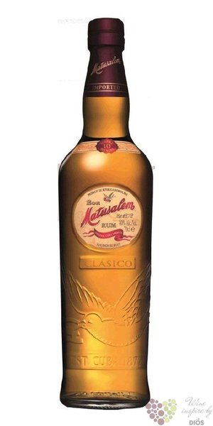 Matusalem  Clasico  aged 10 years solera blend Cuban rum 40% vol.  1.00 l
