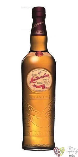 Matusalem  Clasico  aged 10 years solera blend Cuban rum 40% vol.  0.70 l