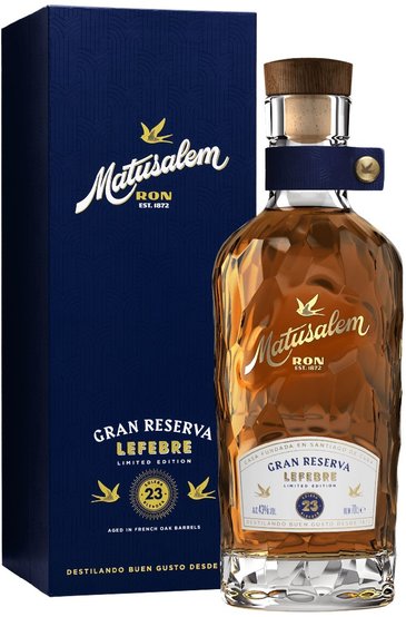 Matusalem  Lefebre  aged 23 years Cuban rum  43% vol.  0.70 l