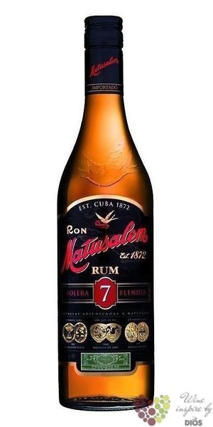 Matusalem  Solera blend 7  aged 7 years Cuban rum 40% vol.  0.70 l