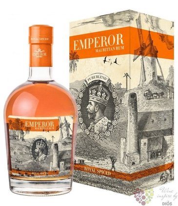 Emperor  Royal Spiced  flavored Mauritian rum 40% vol.  0.70 l