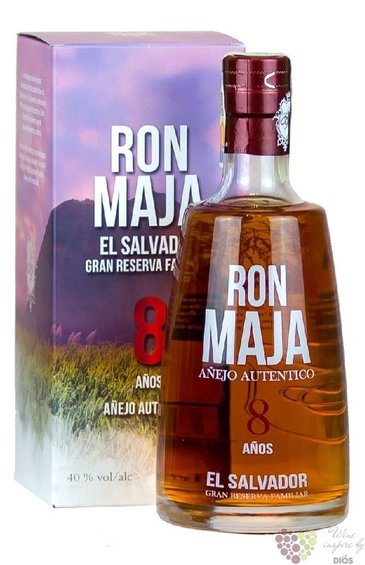 Maja 8 years old El Salvador rum 40% vol.  0.70 l