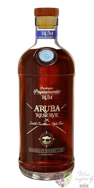 Papiamento  Aruba Reserve  aged Caribbean rum  40% vol. 0.70 l