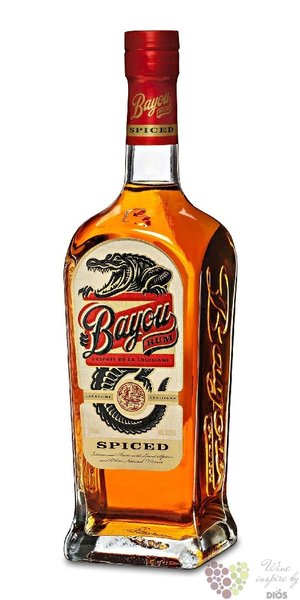 Bayou „ Spiced ” flavored American rum 40% vol.  0.70 l