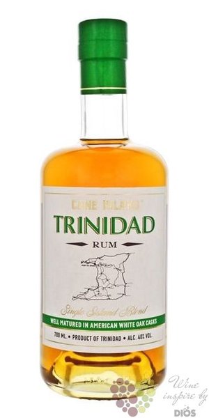Cane Island single island blend  Trinidad  aged Caribbean rum 40% vol. 0.70 l