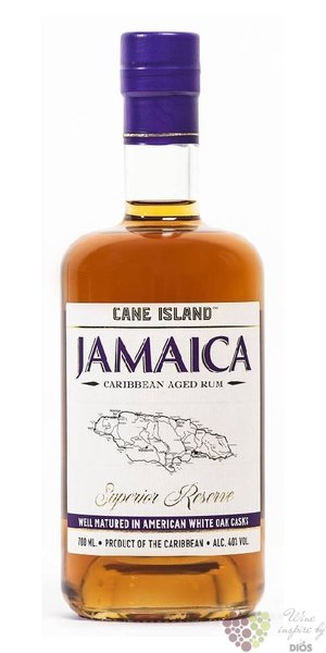 Cane Island „ Xo superior reserve ” aged Jamaican rum 40% vol.  0.70 l