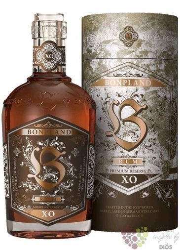 Bonpland „ XO ” aged caribbean rum 40% vol.  0.50 l