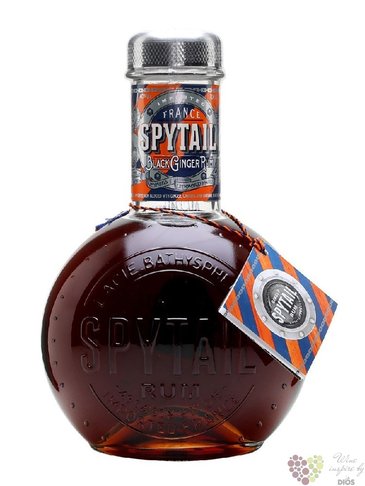Spytail „ Black ginger ” flavored Caribbean rum 40% vol.  1.75 l