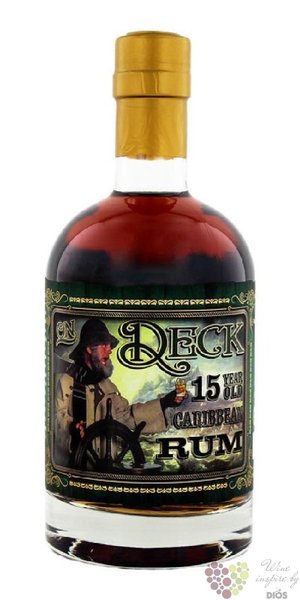 On Deck aged 15 years caribbean rum 40% vol.  0.70 l