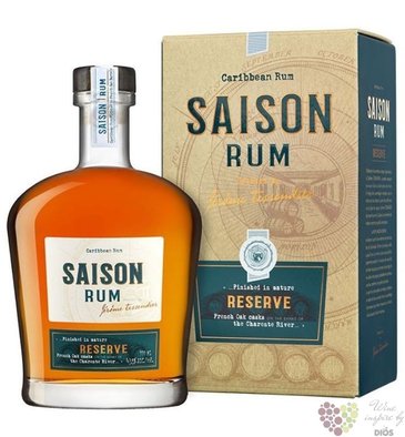 Saison  Reserve  aged caribbean rum by Tessendier &amp; fils 43,5% vol.  0.70 l