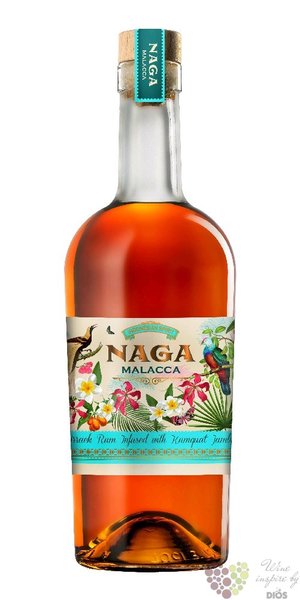 Naga  Malacca  flavored Indonesian rum 40% vol.  0.70 l