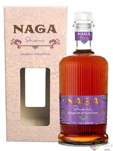 Naga  Shani PX  aged Indonesian rum 46% vol.  0.70 l