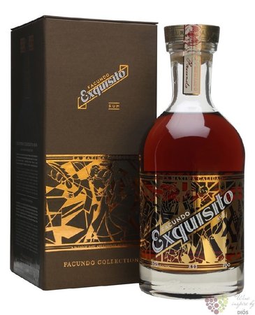 Facundo „ Exquisito ” aged Bahamas rum by Bacardi 40% vol.  0.70 l