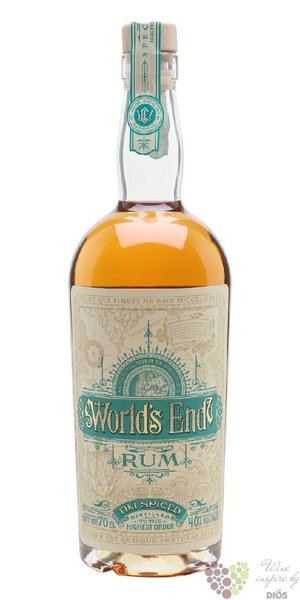 Worlds End  Tiki spiced  mixed caribbean rum 40% vol.  0.70 l