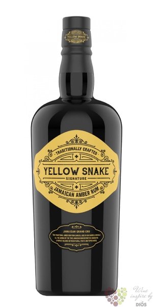 Island Signature „ Yellow Snake ” dark Jamaican rum Odevie Sas 40% vol.  0.70 l