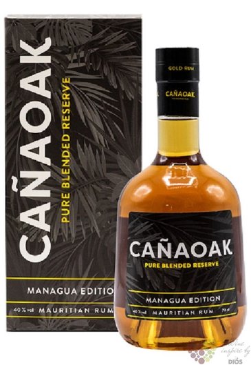 CanaOak  Gold  Mauritian &amp; Nicaraguan rum 40% vol.  0.70 l