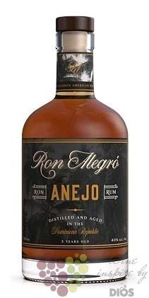 Alegro „ Anejo ” aged Dominican rum 40% vol.  0.70 l