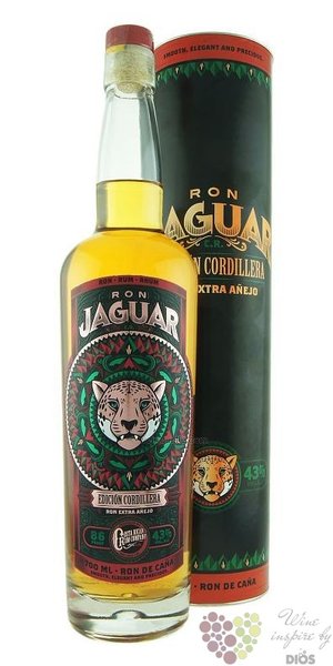 Jaguar Edicion Turrialba - Cordillera Extra aňejo Panamas rum 43% vol.  0.70 l