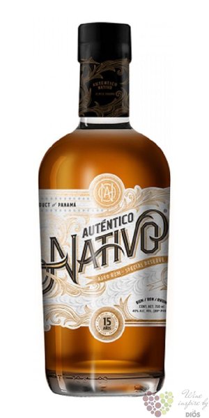 Autentico Nativo aged 15 years Panamas rum 40% vol. 0.70 l