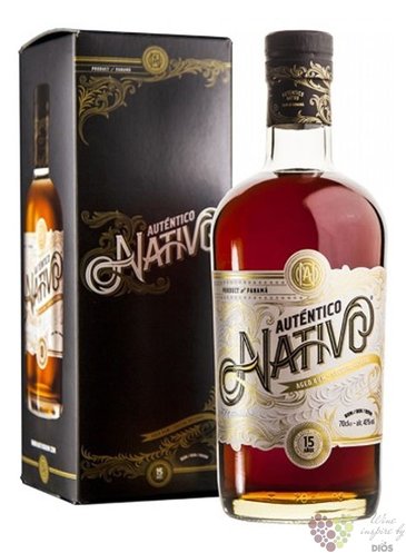 Autentico Nativo aged 15 years gift box Panamas rum 40% vol. 0.70 l