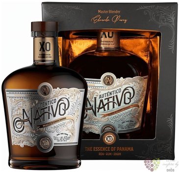 Autentico Nativo XO gift box Panamas rum  43% vol.  0.70 l