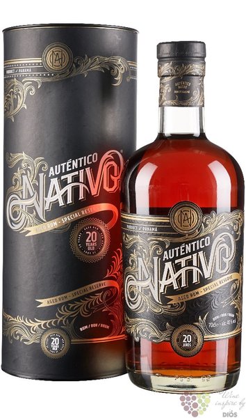 Autentico Nativo aged 20 years Panamas rum 40% vol. 0.70 l