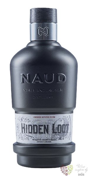 Naud  Hidden Lood  spiced Panamas rum by Naud 40% vol.  0.70 l