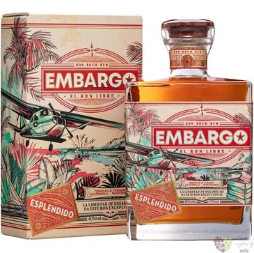 Embargo  Aejo Esplendido  aged Caribbean rum Les Bienheureux 40% vol. 0.70 l