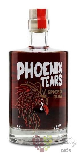 Phoenix Tears Spiced caribbean rum 40% vol.  0.50 l