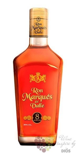 Marques del Valle aged 8 years Colombian rum 37.5% vol.  0.70 l