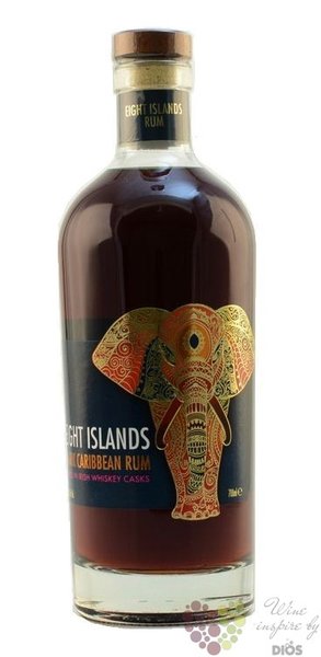 Eight Islands  Dark  aged rum of caribbean islands 40% vol.  0.70 l