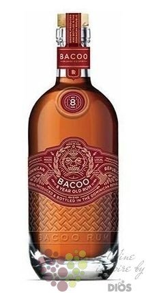 Bacoo aged 8 years  Dominicana rum 40% vol.  0.70 l