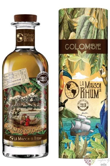 Hacienda Coloma 2008  la Maison du Rhum III. aged Colombian rum 46% vol.  0.70 l