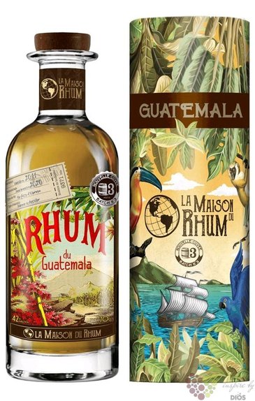 Botran 2011  la Maison du Rhum III. aged Guatemalan rum 42% vol.  0.70 l