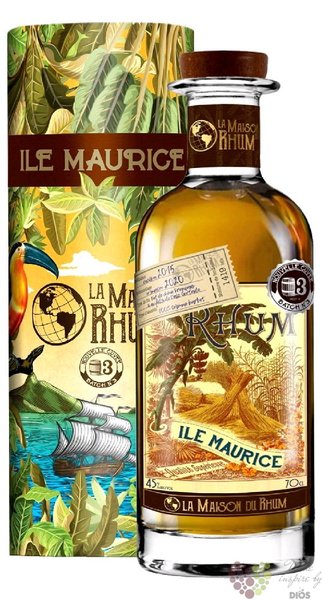 Chamarel 2015  la Maison du Rhum III. aged Mauritian rum 45% vol.  0.70 l
