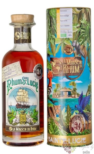 Santa Lucia distilery 2013  la Maison du Rhum IV.  aged Caribbean rum 45% vol.  0.70 l