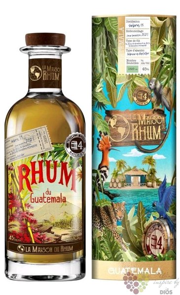 Botran 2015  la Maison du Rhum IV.  aged Guatemalan rum 45% vol.  0.70 l