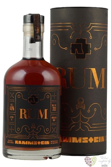 Rammstein  Dark  blended Caribbean rum 40% vol.  0.70 l