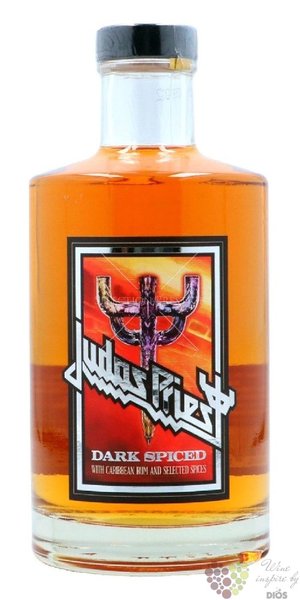 Judas Priest  Dark Spiced  flavored Caribbean rum by Brans for Fans 37.5% vol.  0.50 l