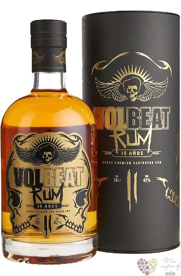 Volbeat  Rum II.  aged 15 years Caribbean rum 42% vol.  0.70 l