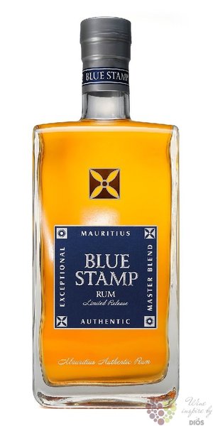 Blue Stamp aged Mauritian rum 42% vol.  0.70 l