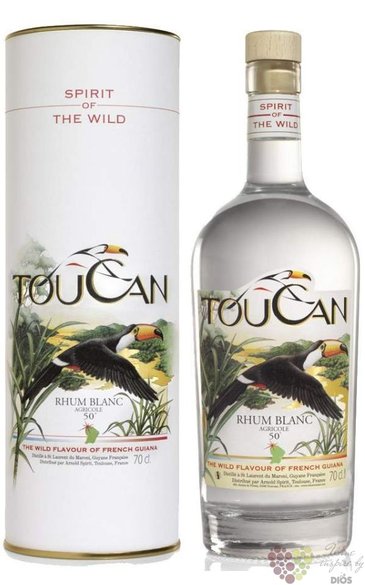 Toucan blanc Guyanan rum 50% vol.  0.70 l