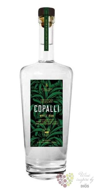 Copalli  White  aged organic Belize rum 42% vol.  0.70 l