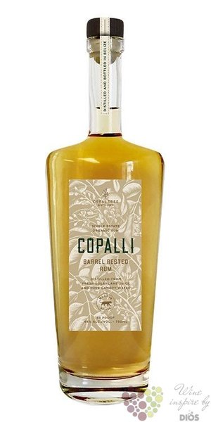 Copalli  Barrel rested  aged organic rum of Belize 44% vol.  0.70 l