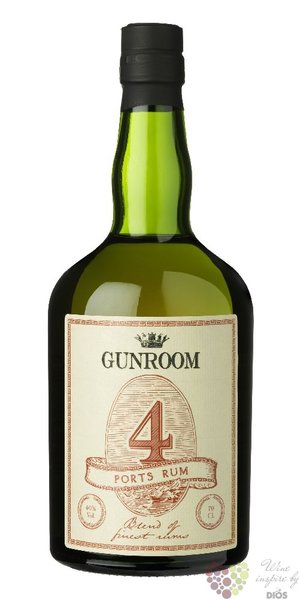 Gunroom „ 4 Port´s ” aged Caribbean rum 40% vol.  0.70 l