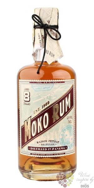 Moko aged 8 years Caribbean rum of Panama 42% vol.  0.70 l