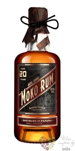 Moko aged 20 years Caribbean rum of Panama 42% vol.  0.70 l